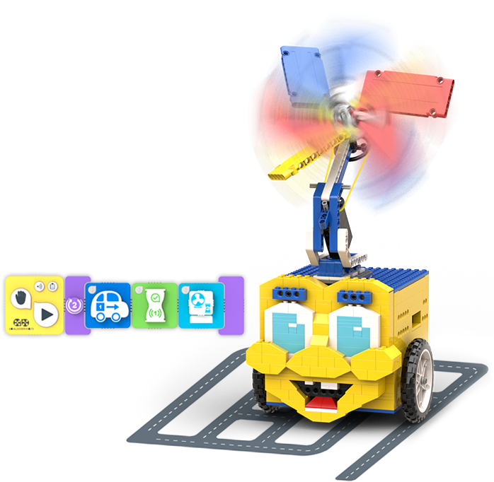 AlgoBuddy LEGO robot used for kids coding classes in Calgary