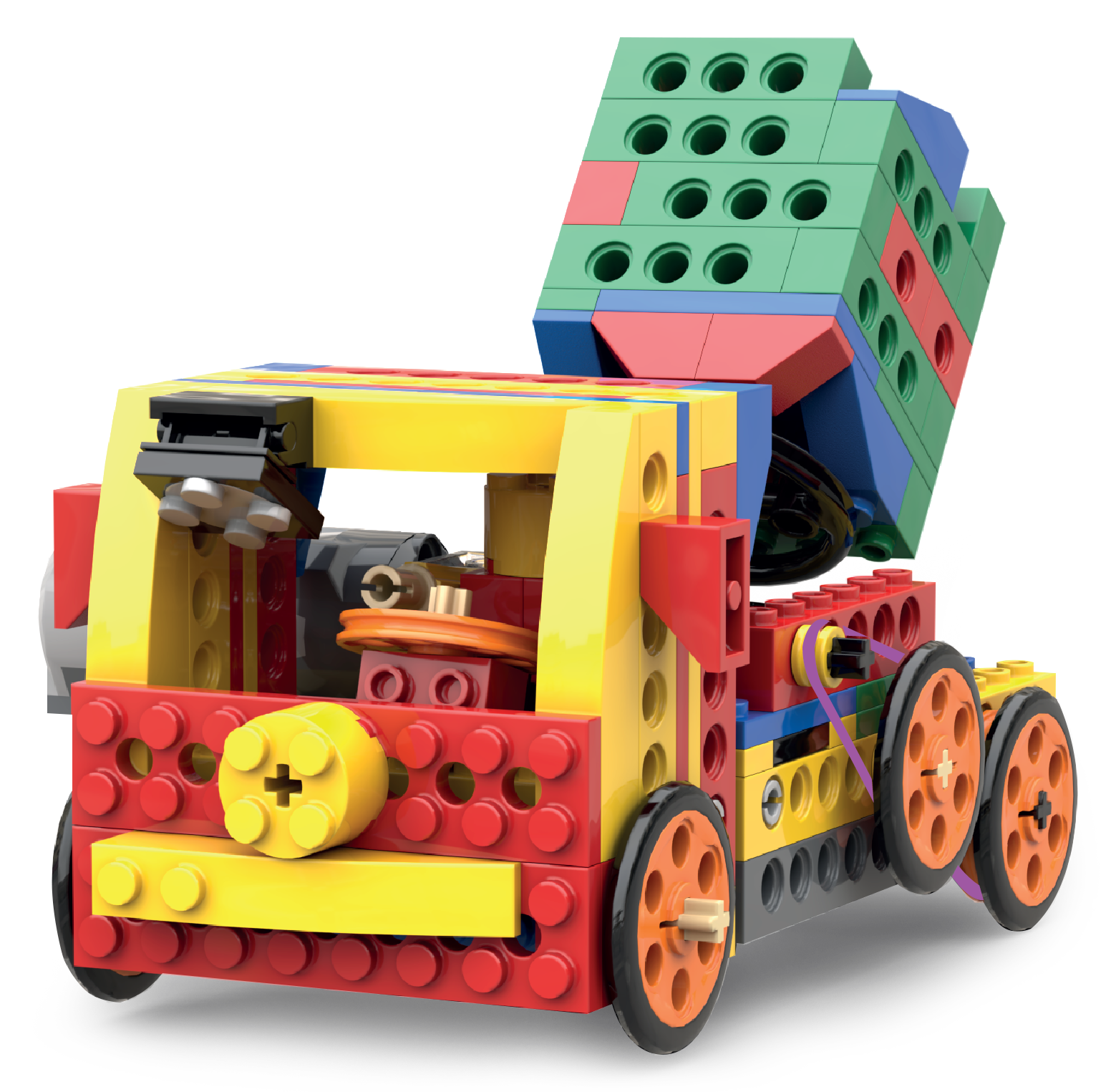 Concrete mixer LEGO model used in Calgary STEM camps