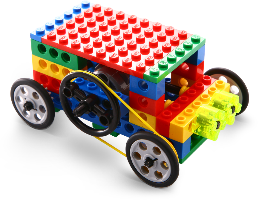LEGO car project from summer STEM workshop Calgary
